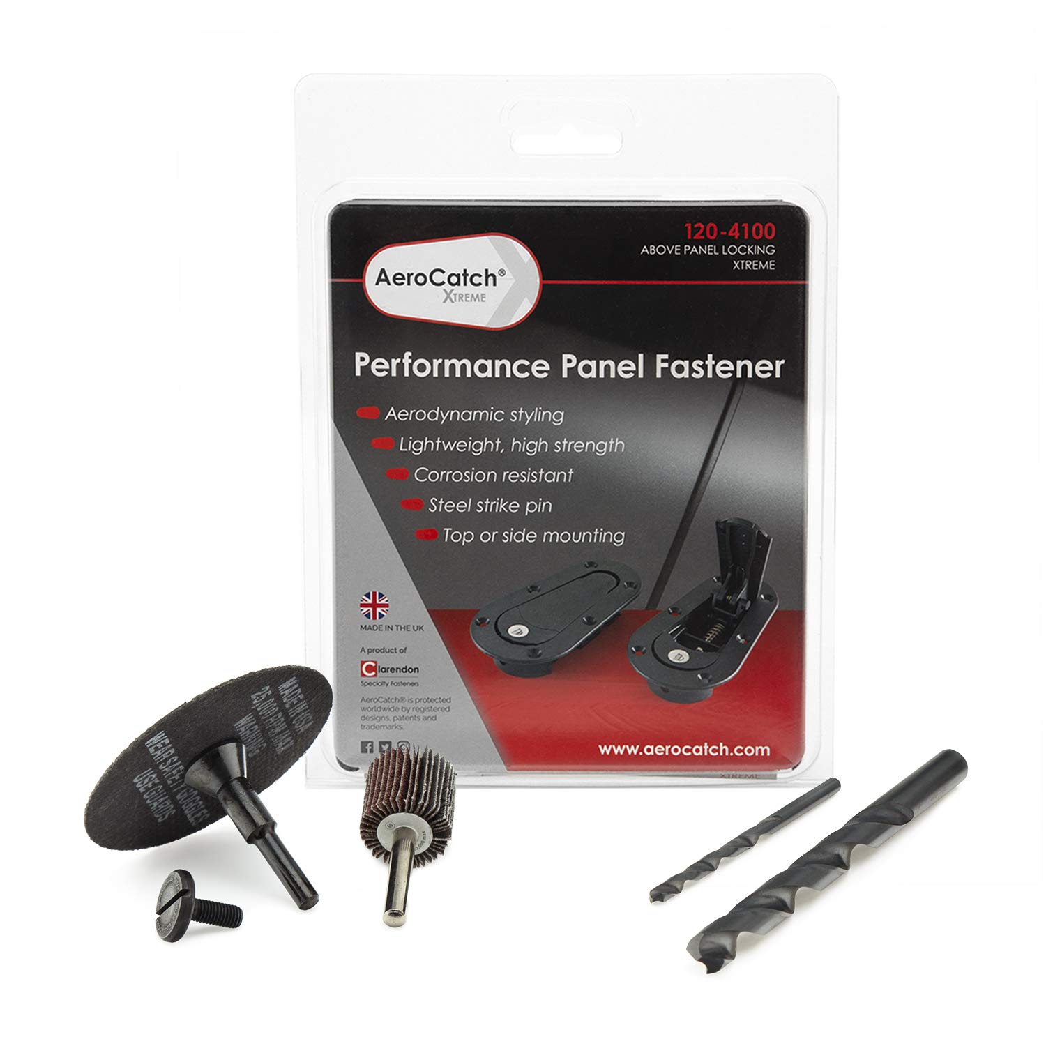 Amazon.com: Aerocatch 120-4100 Xtreme Plus Flush Locking Hood Pin